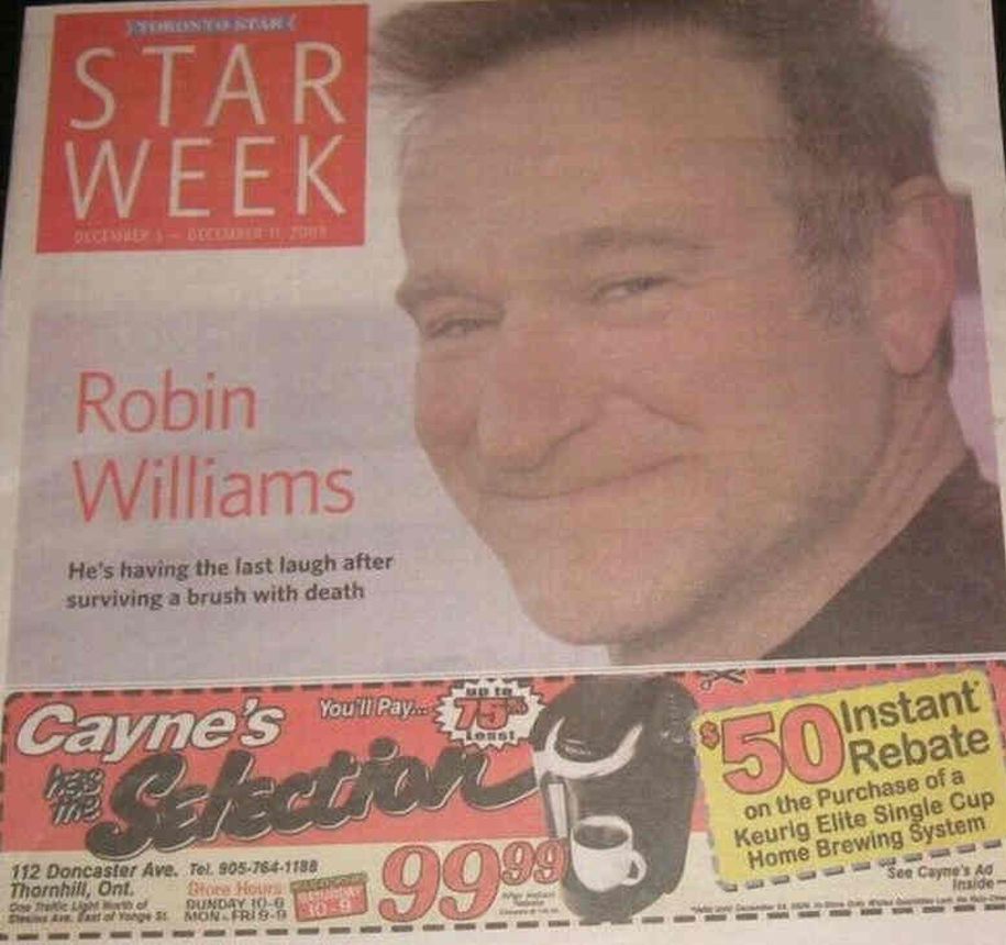 STAR WEEK CANADA magazine side cover 5 December 2009