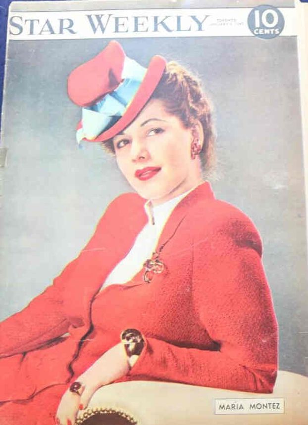 STAR WEEKLY magazine side cover 4 January 1947