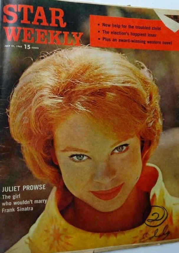 STAR WEEKLY magazine side cover 21 July 1962