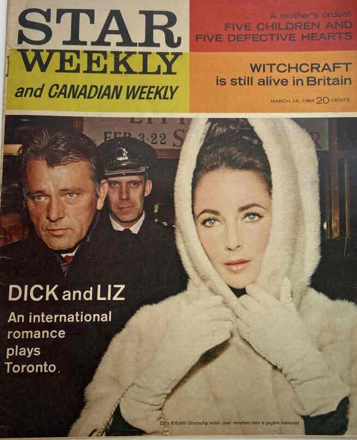 STAR WEEKLY magazine side cover 14 March 1964