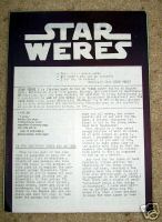 STAR WERES magazine side cover Issue 2  1982