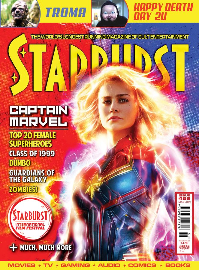 STARBURST magazine side cover Issue 458  March 2019