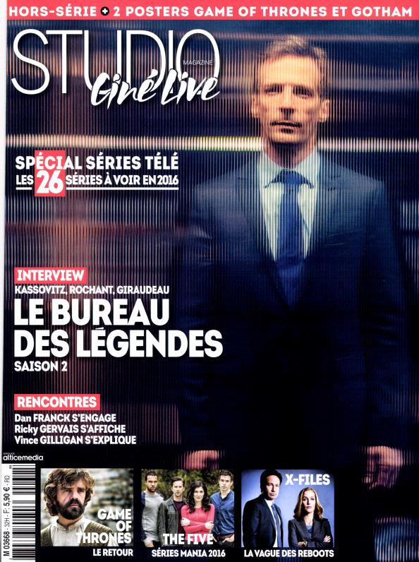 STUDIO CINE LIVE magazine side cover Issue 32  Special April 2016