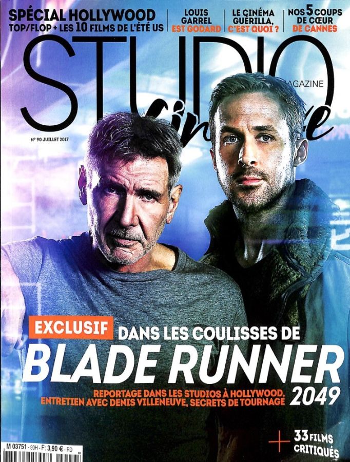 STUDIO CINE LIVE magazine side cover Issue 90 July 2017