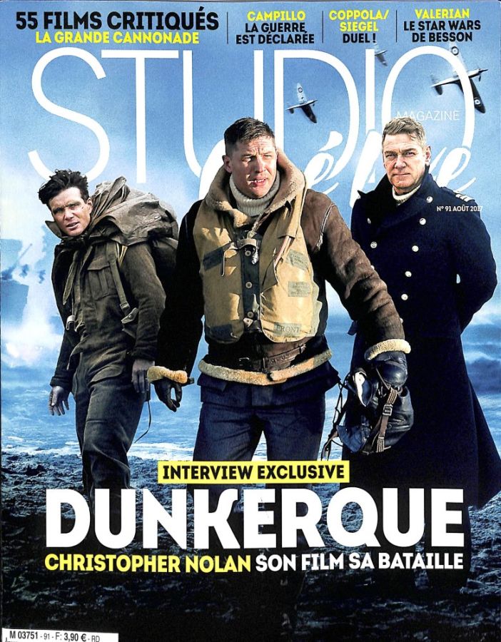 STUDIO CINE LIVE magazine side cover Issue 91 August 2017