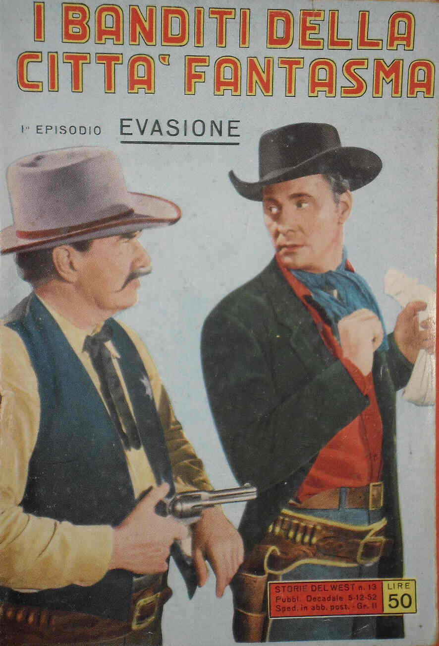 STORIE DEL WEST magazine side cover Issue 13 5 December 1952