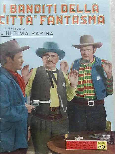STORIE DEL WEST magazine side cover Issue 14 15 December 1952