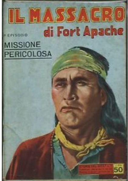 STORIE DEL WEST magazine side cover Issue 7  1952
