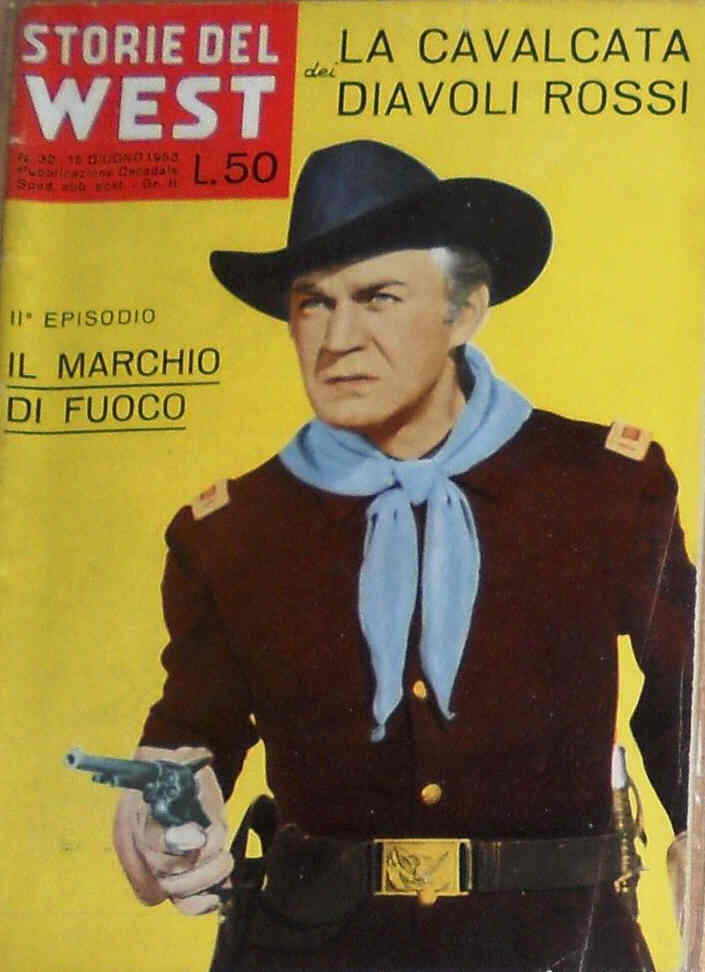 STORIE DEL WEST magazine side cover Issue 32 15 June 1953