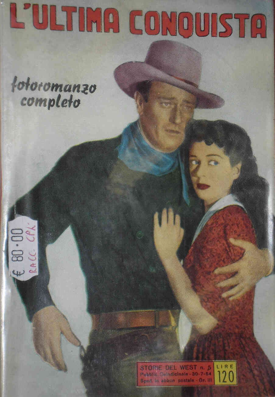 STORIE DEL WEST magazine side cover Issue 5 30 July 1954