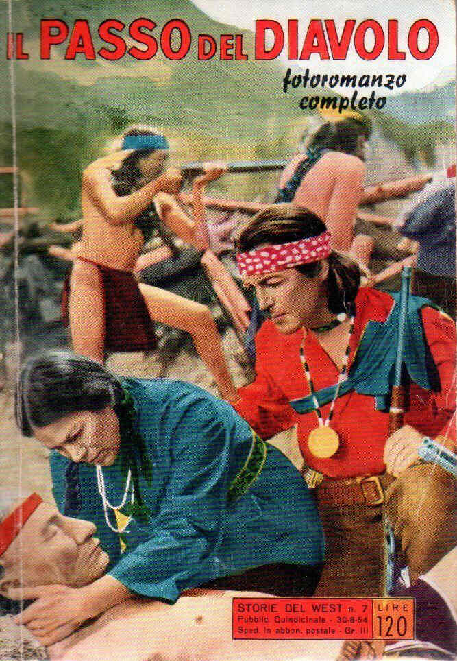 STORIE DEL WEST magazine side cover Issue 7 30 August 1954