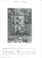 JOHN STEINER ZINE magazine side cover Issue 7 September/October 2002