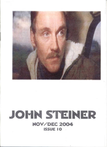 JOHN STEINER ZINE magazine side cover Issue 10 November/December 2004