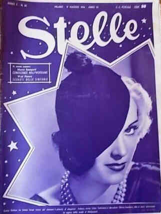 STELLE magazine side cover Issue 20  1934