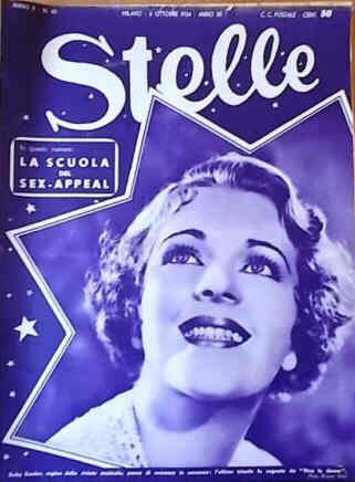 STELLE magazine side cover Issue 40  1934