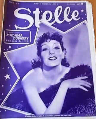 STELLE magazine side cover Issue 50  1934