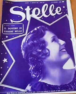 STELLE magazine side cover Issue 3  1935
