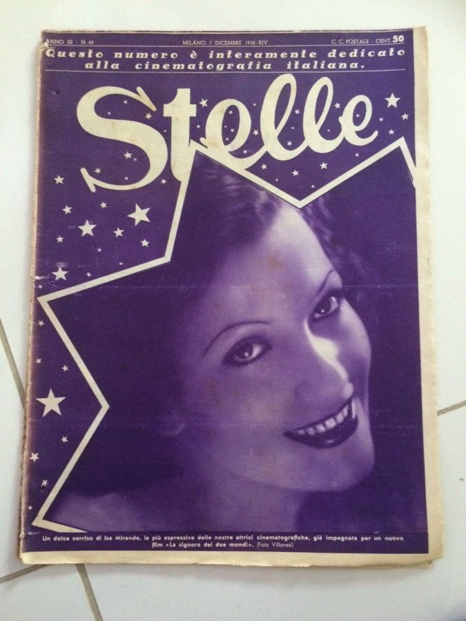 STELLE magazine side cover Issue 49 7 December 1935
