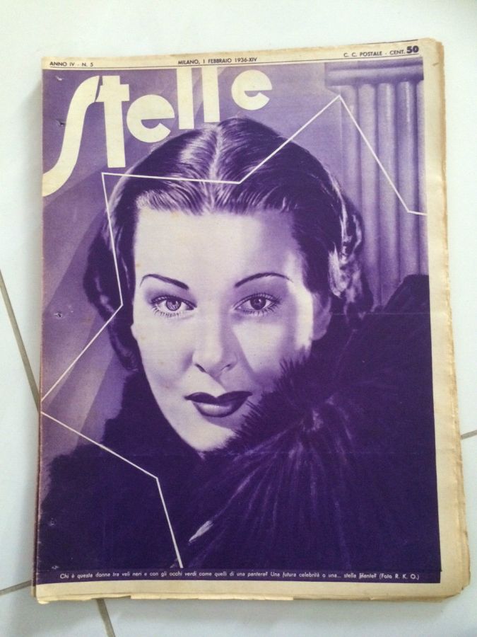 STELLE magazine side cover Issue 5 1 February 1936