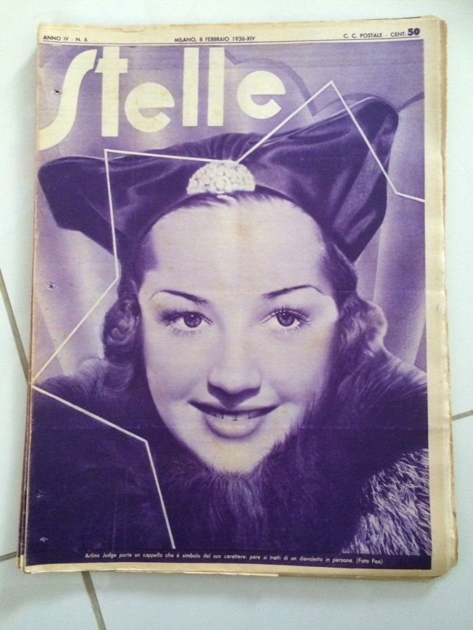 STELLE magazine side cover Issue 6 8 February 1936