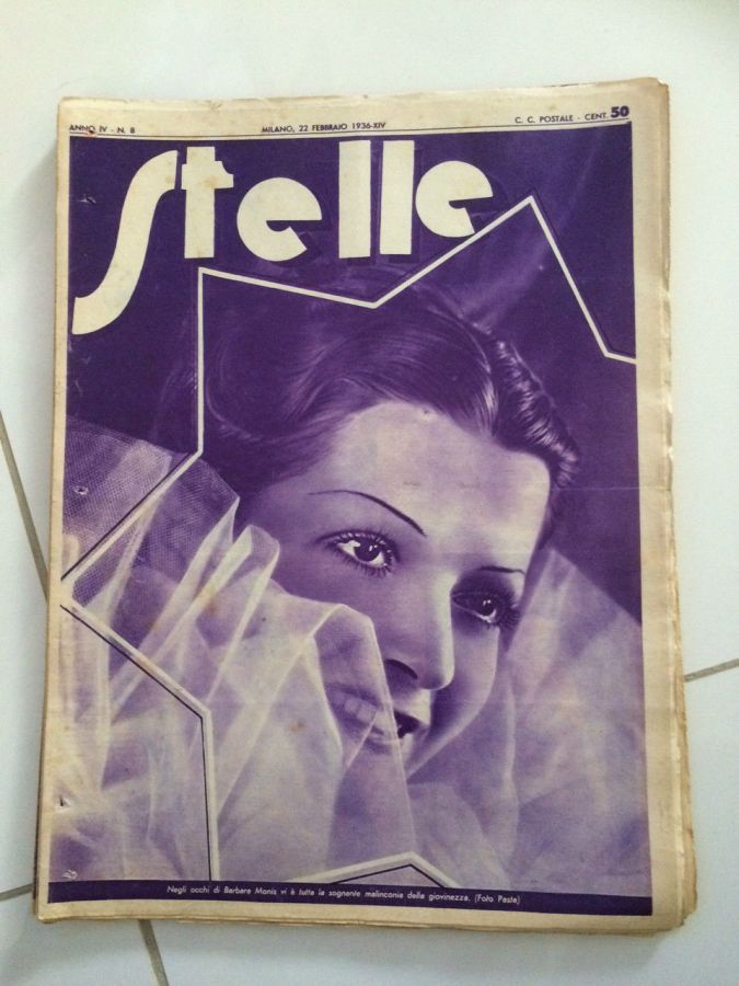 STELLE magazine side cover Issue 8 22 February 1936