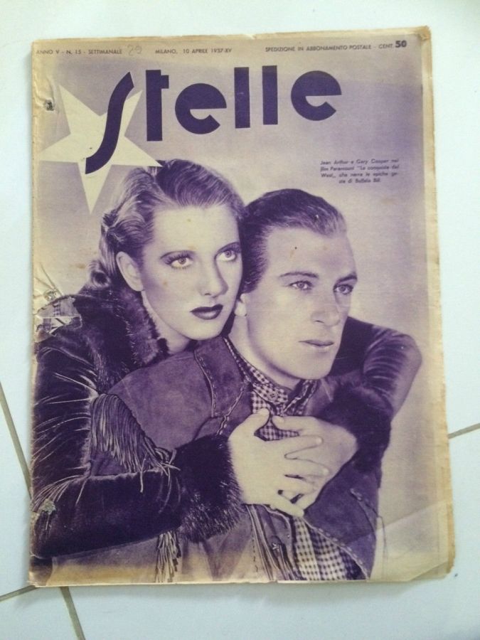 STELLE magazine side cover Issue 15 10 April 1937
