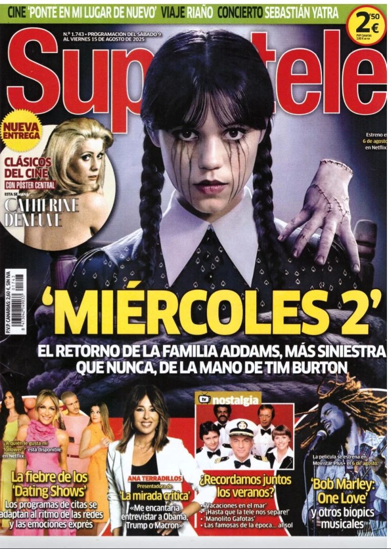 SUPERTELE magazine side cover Issue 1743 9 August 2025