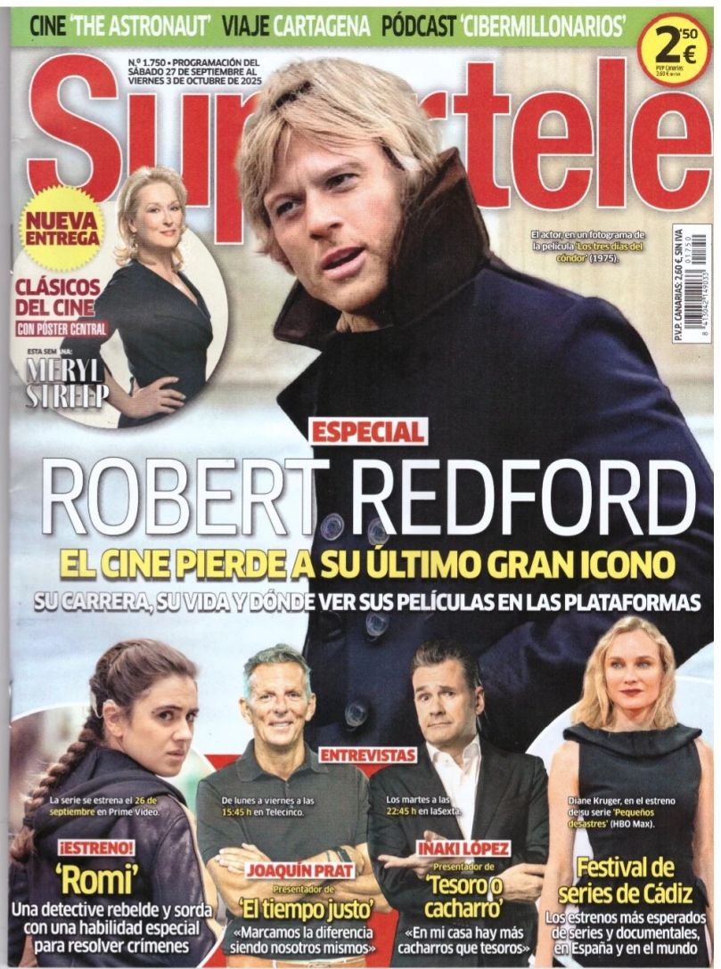 SUPERTELE magazine side cover Issue 1750 27 September 2025