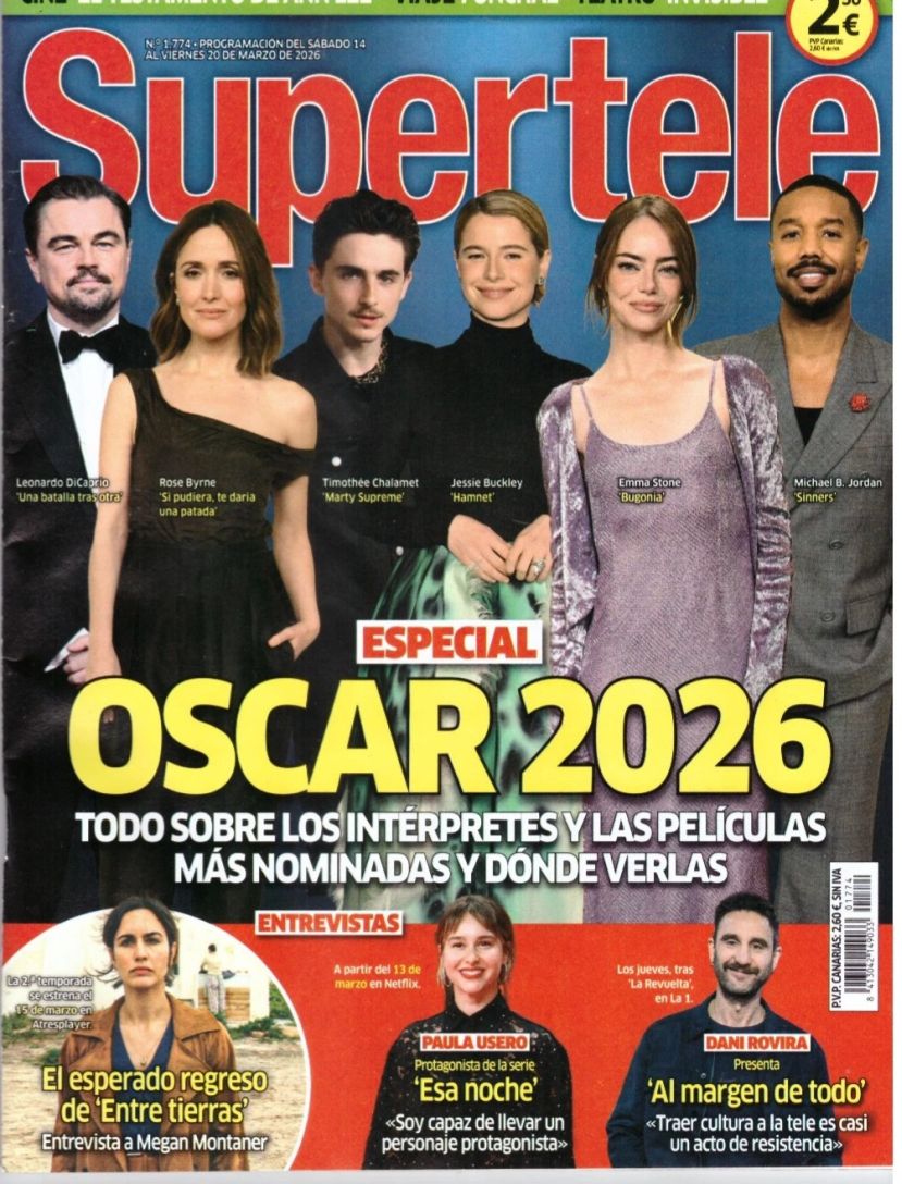 SUPERTELE magazine side cover Issue 1774 14 March 2026