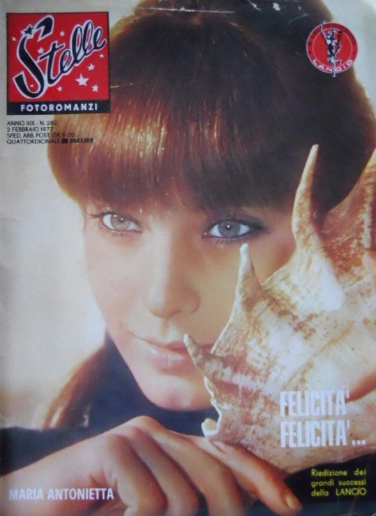 STELLE FOTOROMANZI magazine side cover Issue 282 2 February 1977