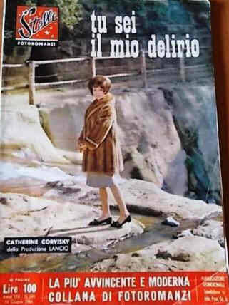 STELLE FOTOROMANZI magazine side cover Issue 109  1966