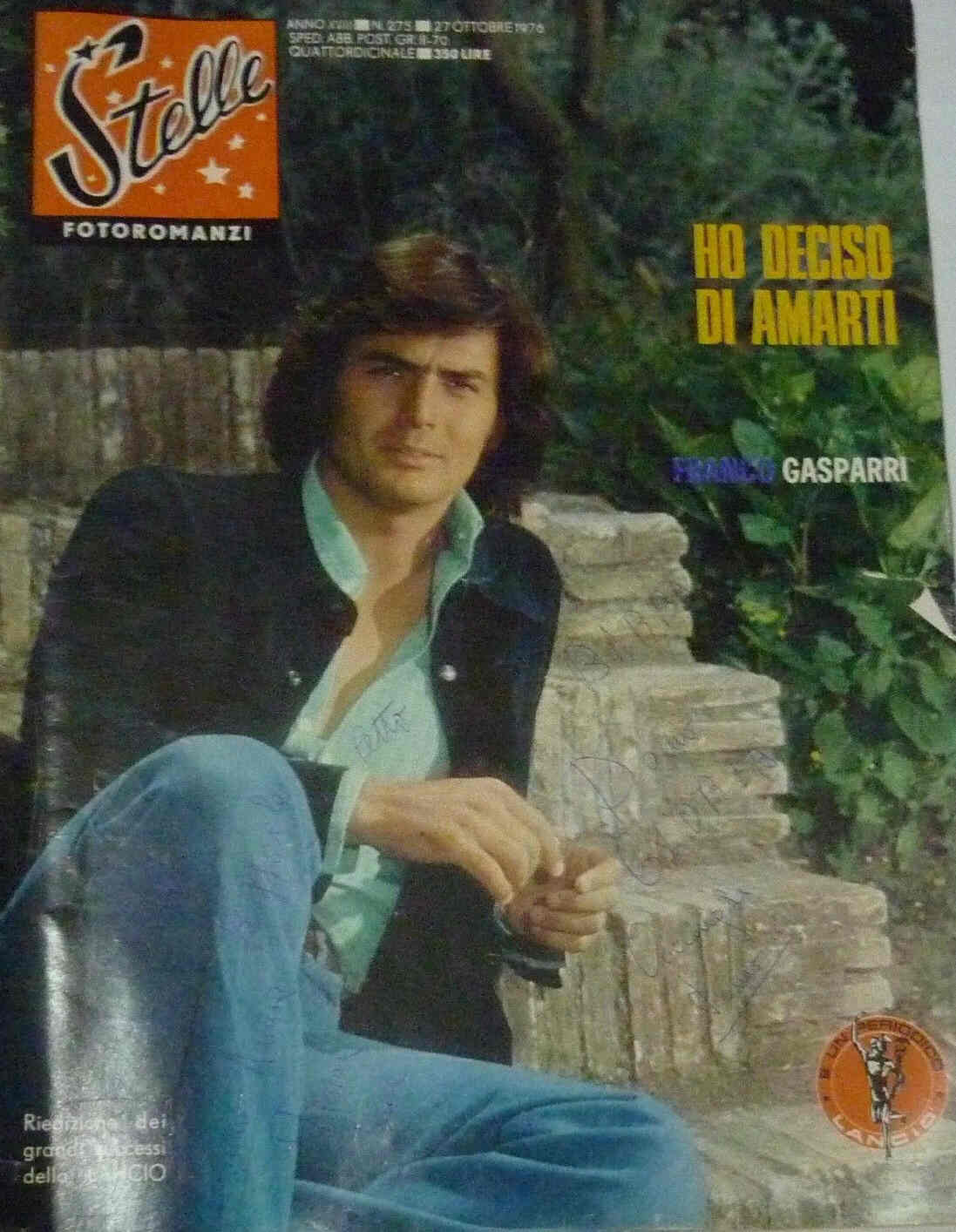 STELLE FOTOROMANZI magazine side cover Issue 275 27 October 1976