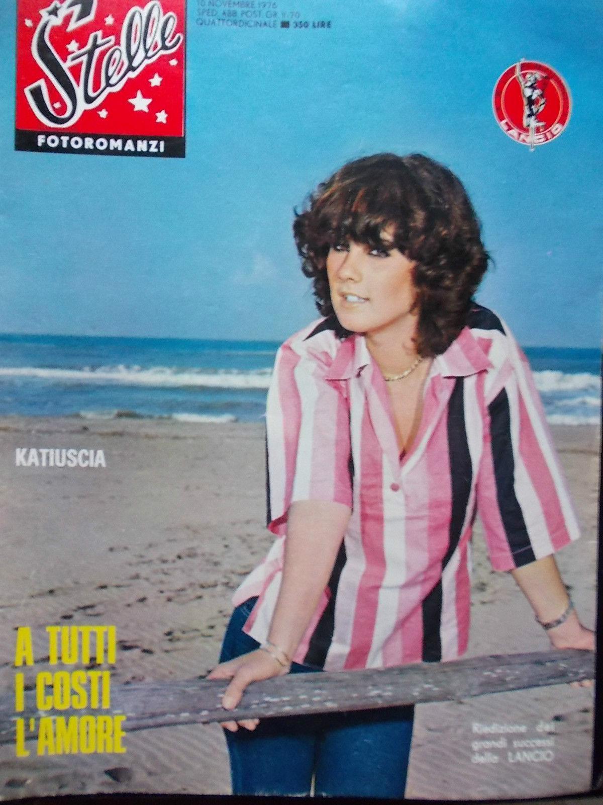 STELLE FOTOROMANZI magazine side cover Issue 276 10 November 1976