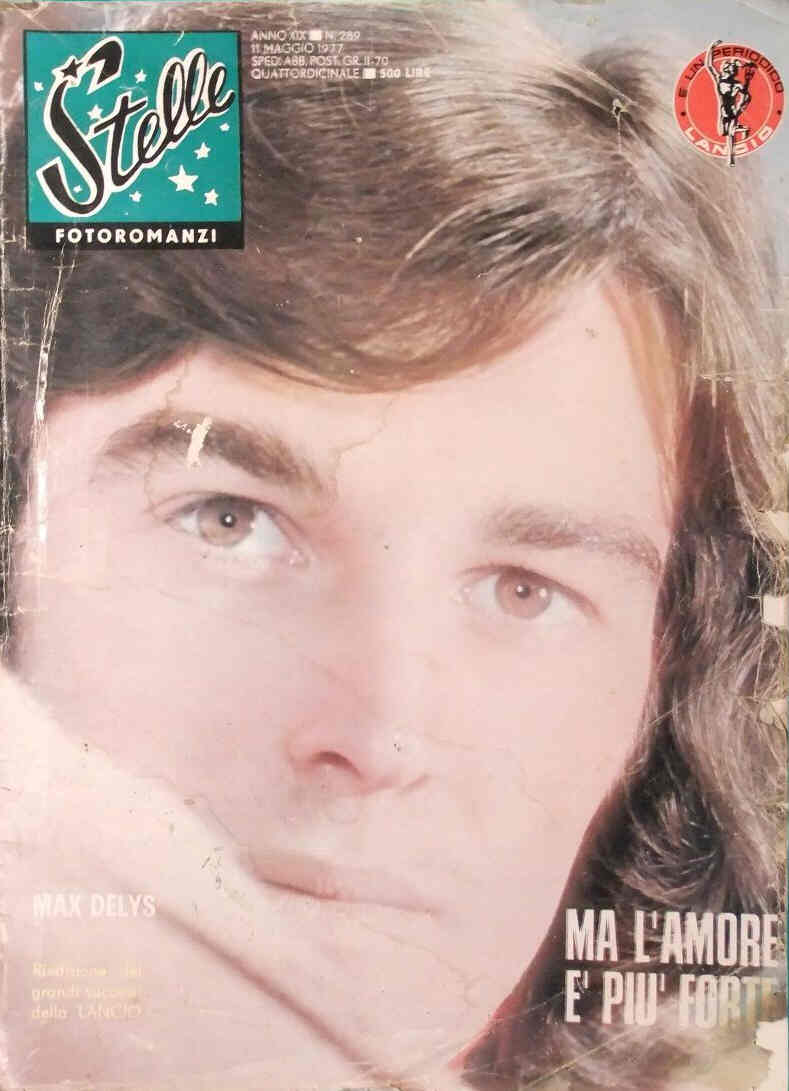 STELLE FOTOROMANZI magazine side cover Issue 289 11 May 1977