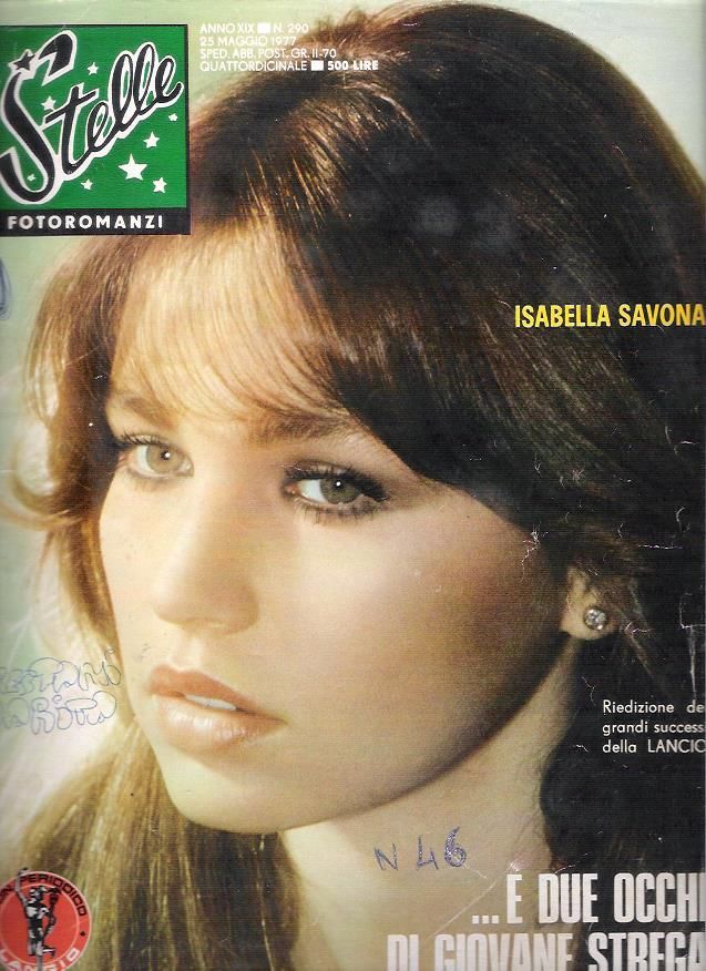 STELLE FOTOROMANZI magazine side cover Issue 290 25 May 1977