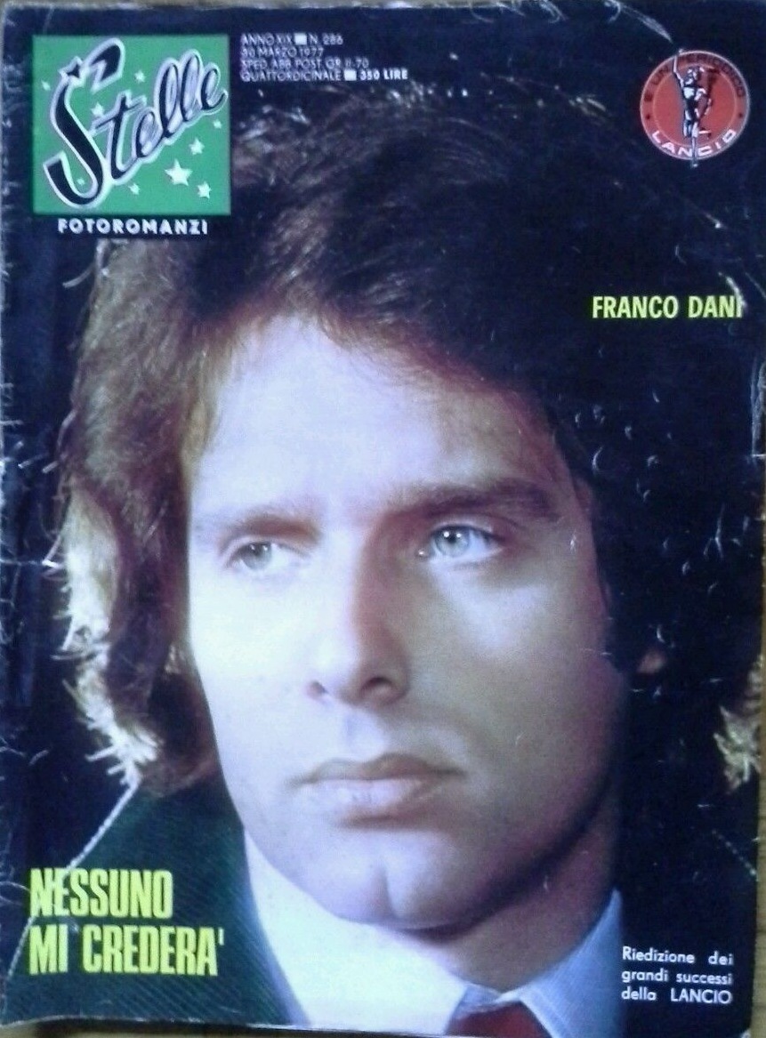 STELLE FOTOROMANZI magazine side cover Issue 286 30 March 1977