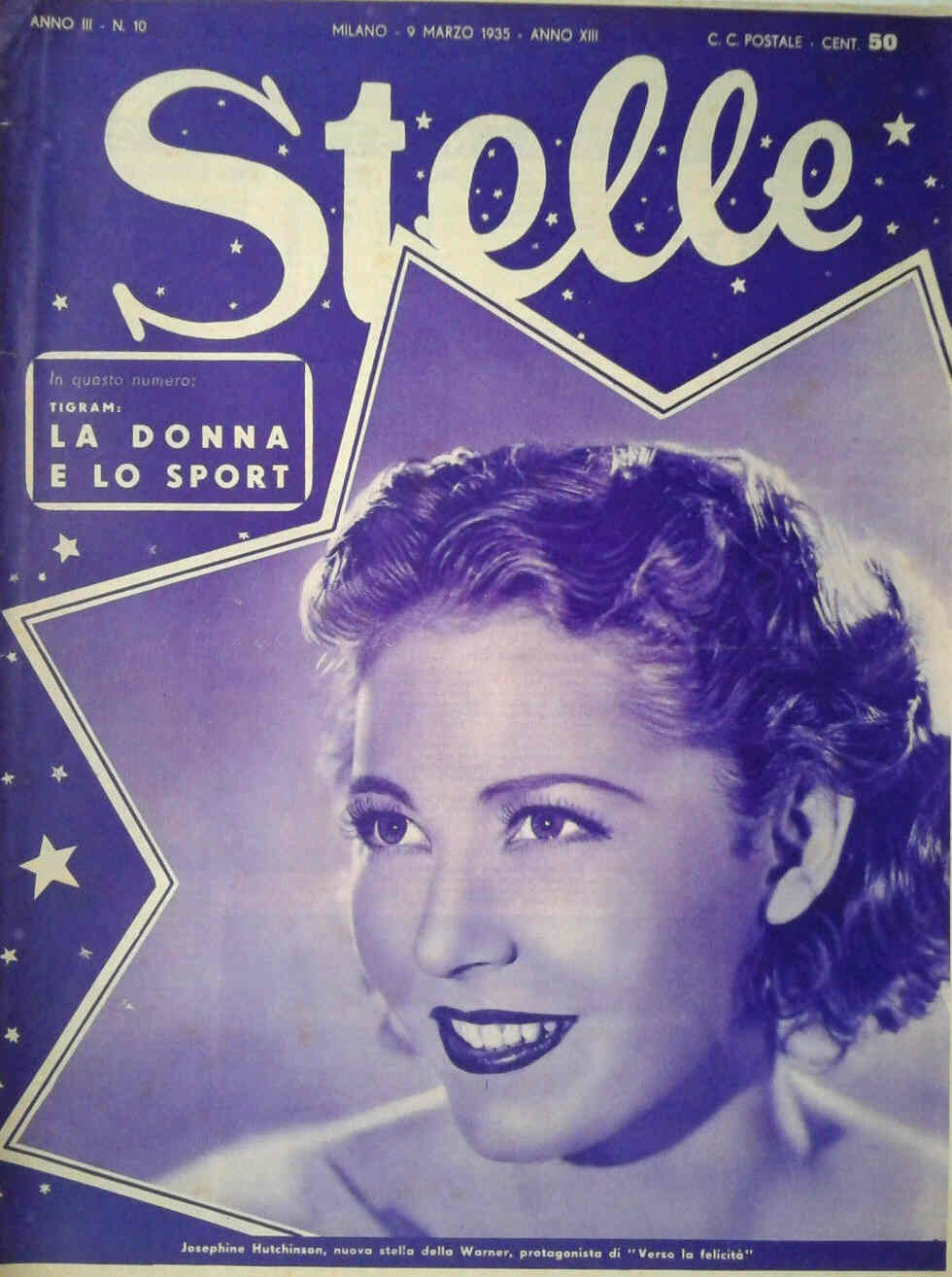 STELLE magazine side cover Issue 10 9 March 1935