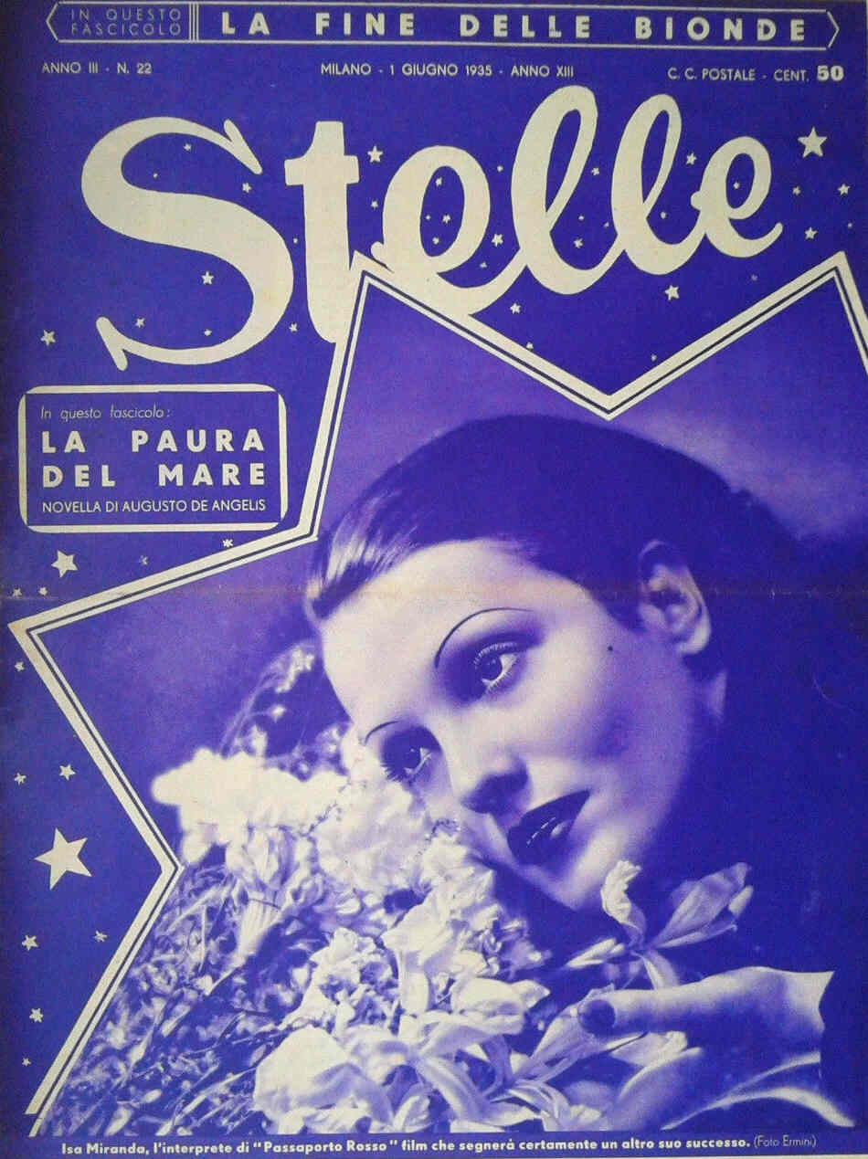STELLE magazine side cover Issue 22 1 June 1935