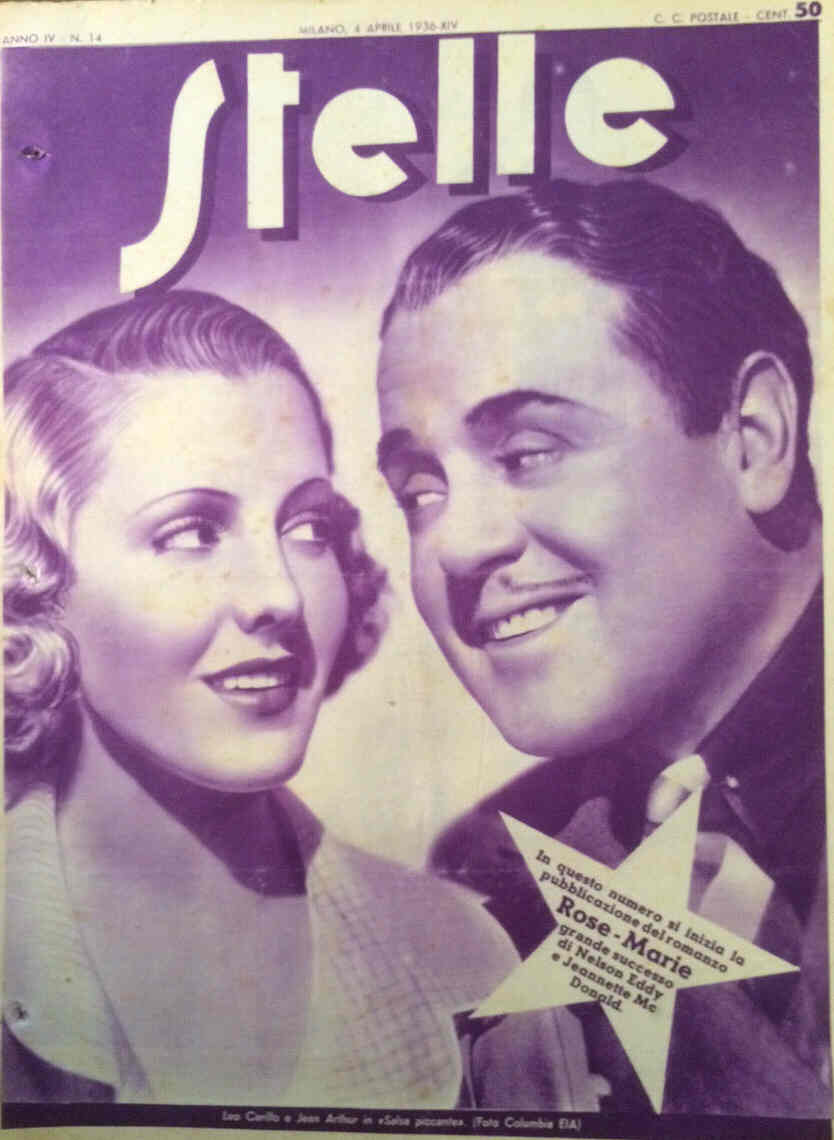 STELLE magazine side cover Issue 14 4 April 1936