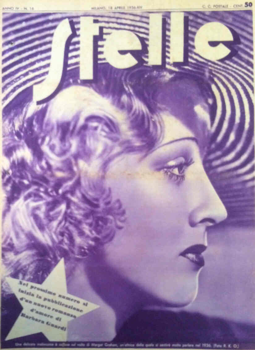 STELLE magazine side cover Issue 16 18 April 1936