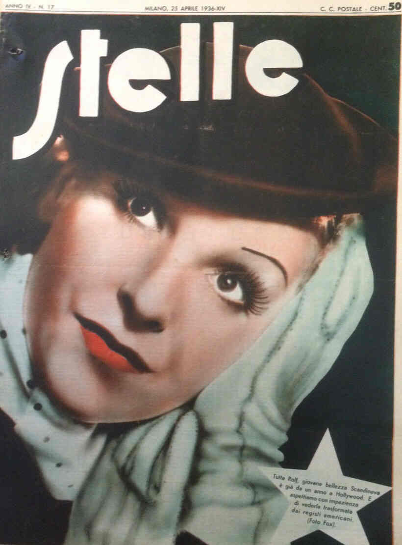 STELLE magazine side cover Issue 17 25 April 1936