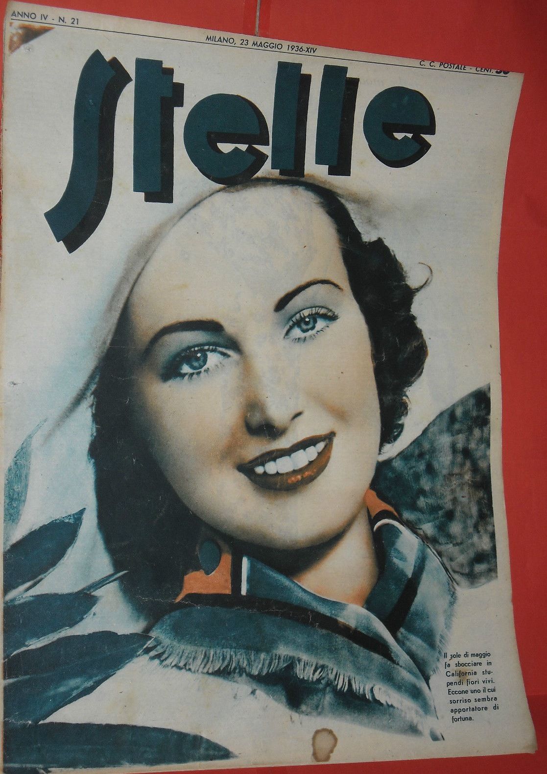 STELLE magazine side cover Issue 21 23 May 1936