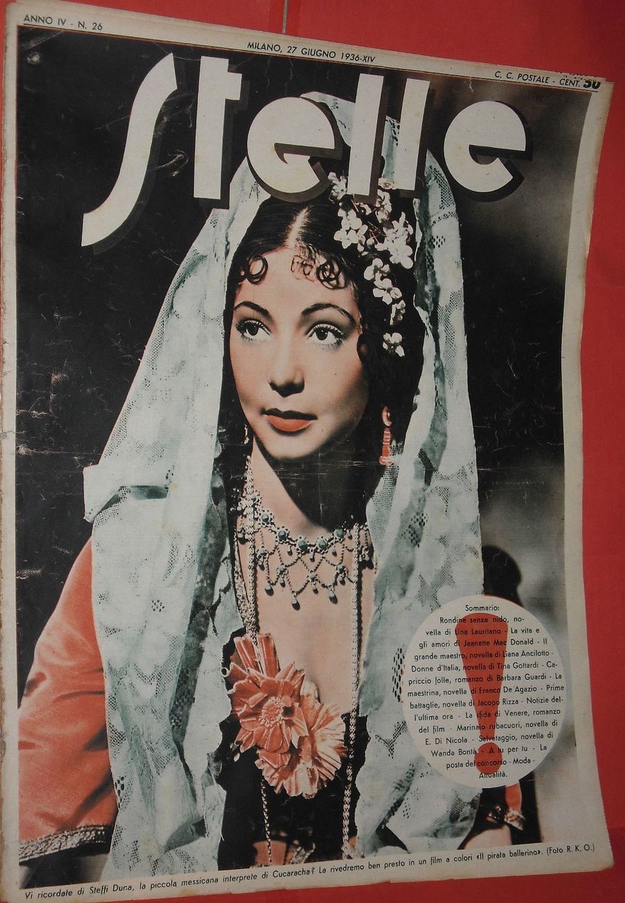 STELLE magazine side cover Issue 26 27 June 1936