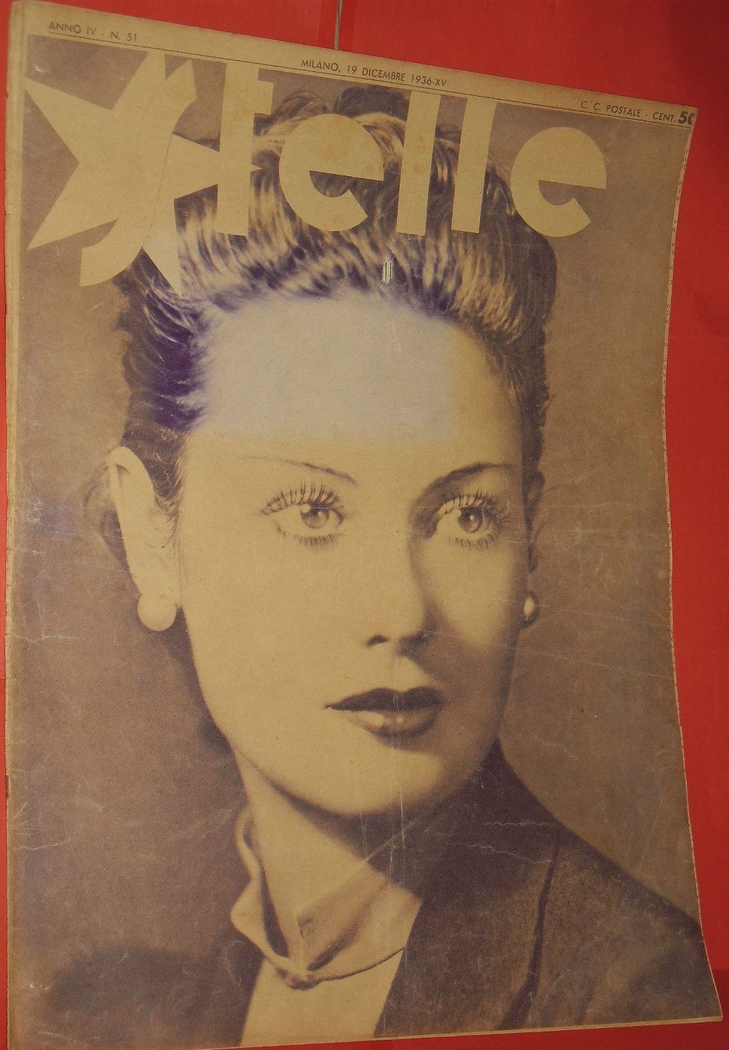 STELLE magazine side cover Issue 51 19 December 1936