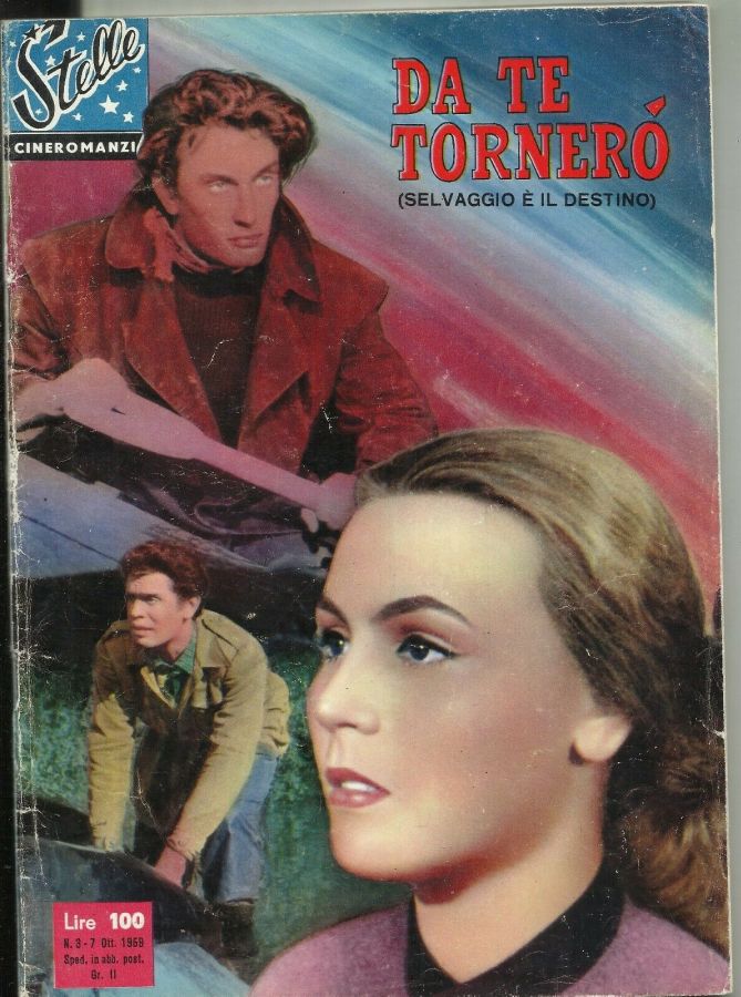 STELLE CINEROMANZI magazine side cover 7 October 1959