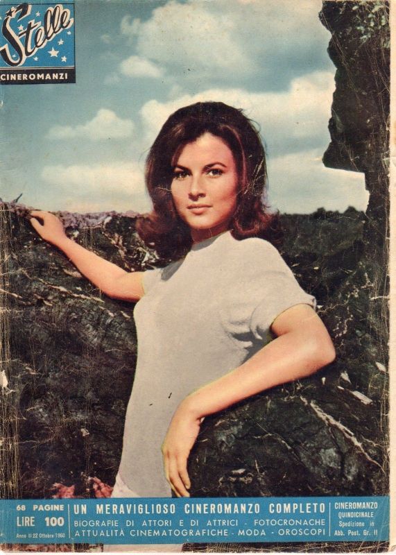 STELLE CINEROMANZI magazine side cover 22 October 1960