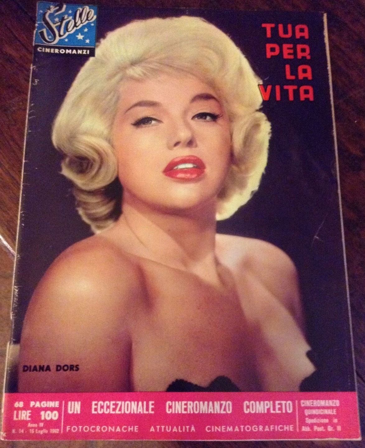 STELLE CINEROMANZI magazine side cover Issue 14 15 July 1962