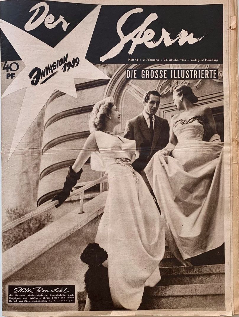 STERN magazine side cover Issue 43 23 October 1949