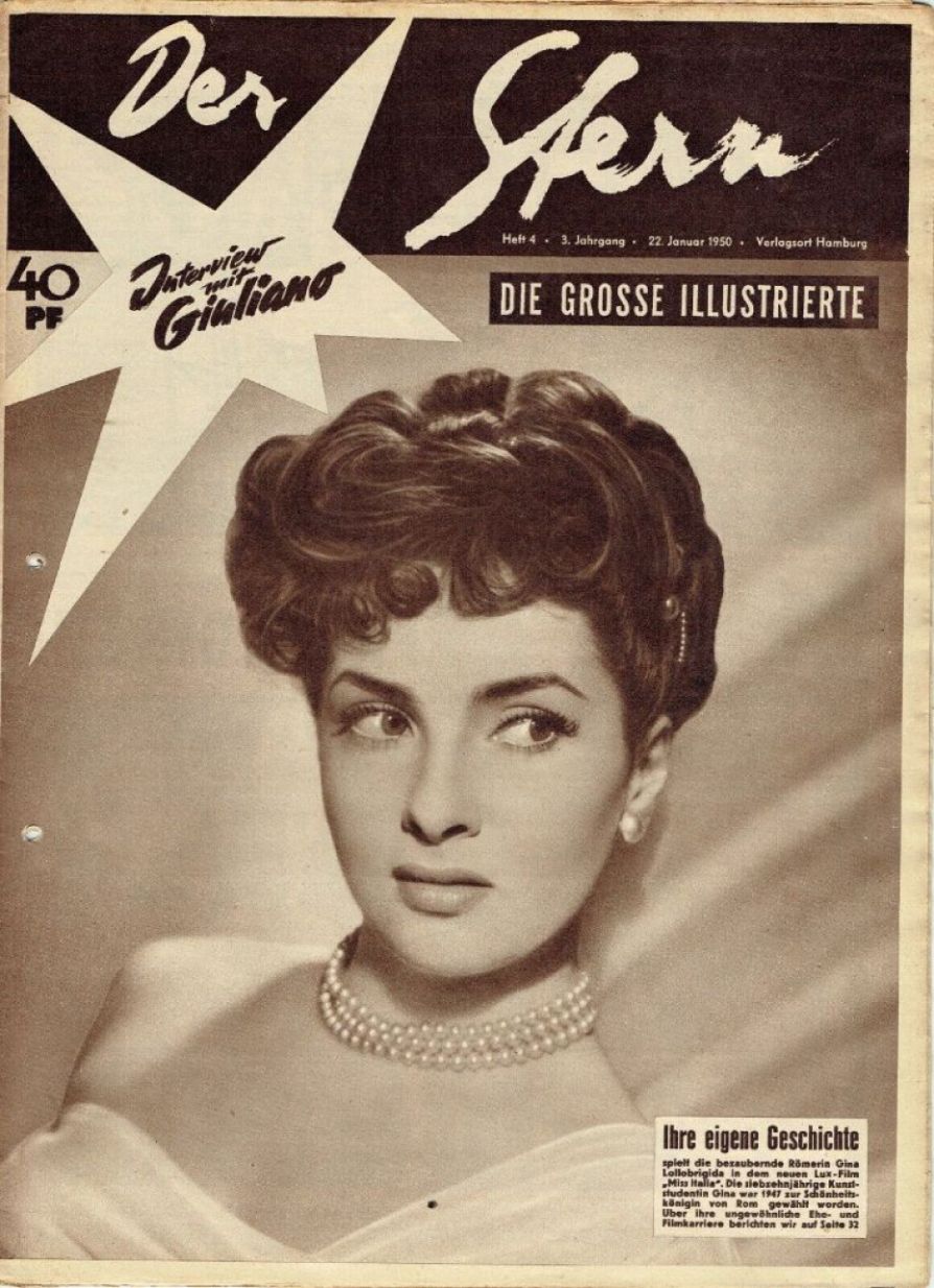STERN magazine side cover Issue 4 22 January 1950