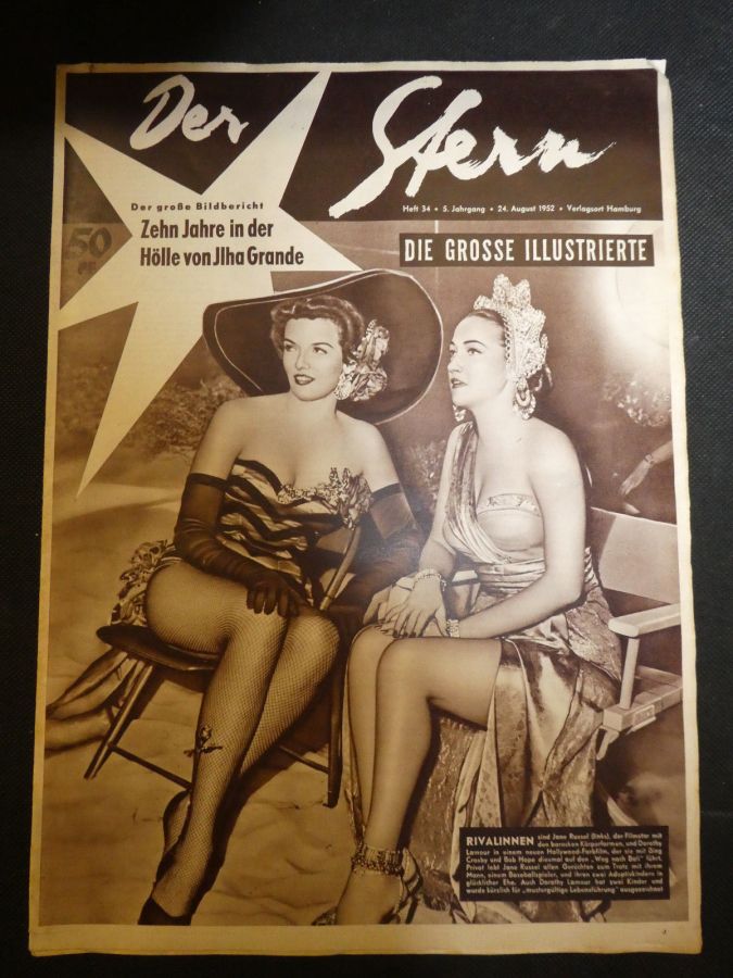 STERN magazine side cover Issue 34 24 August 1952